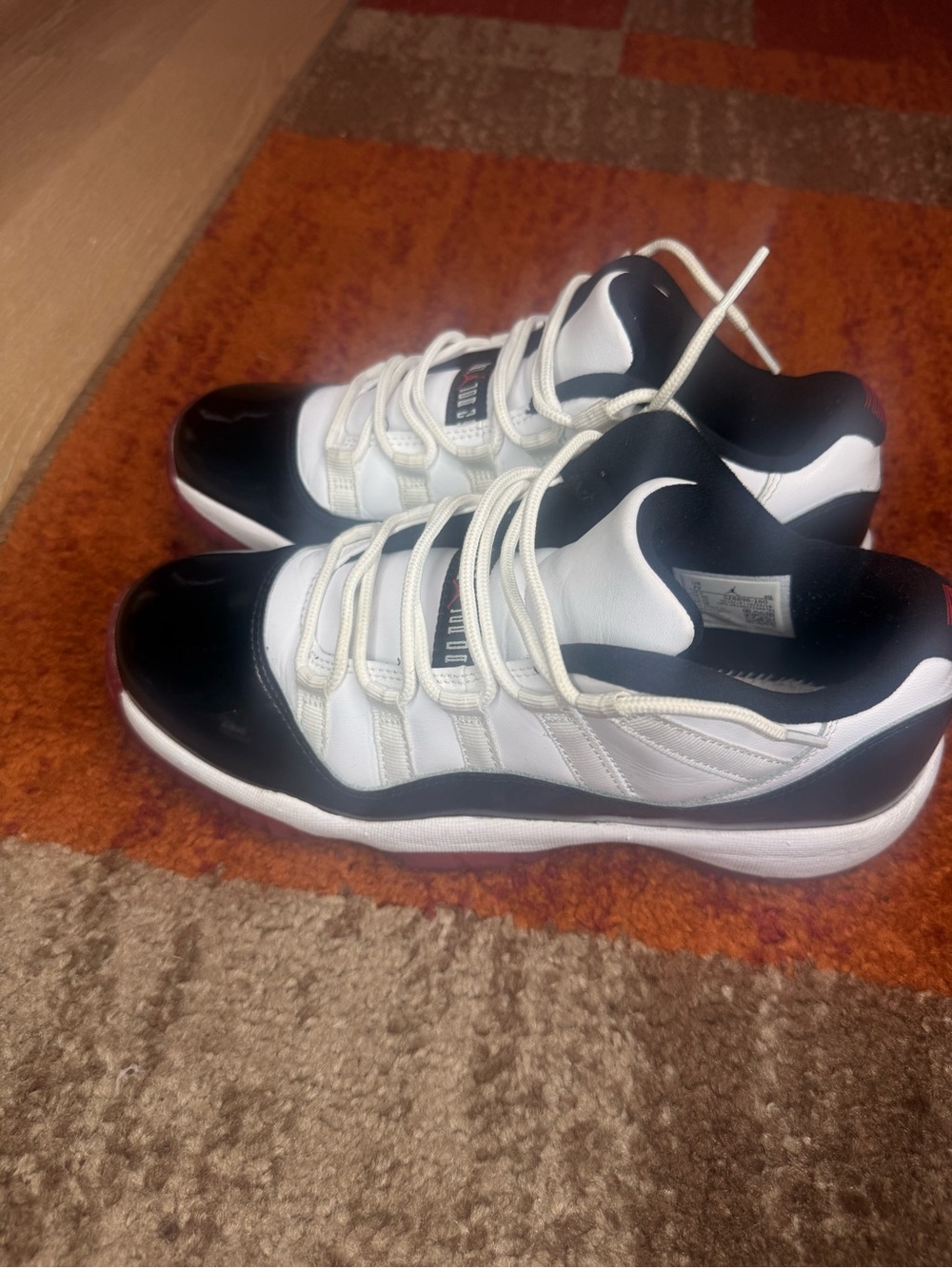 Nike Air Jordan 11 Low - White and Black Men's Sneakers